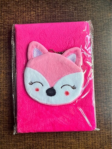 Peluş kedi defter (sıfır ürün)