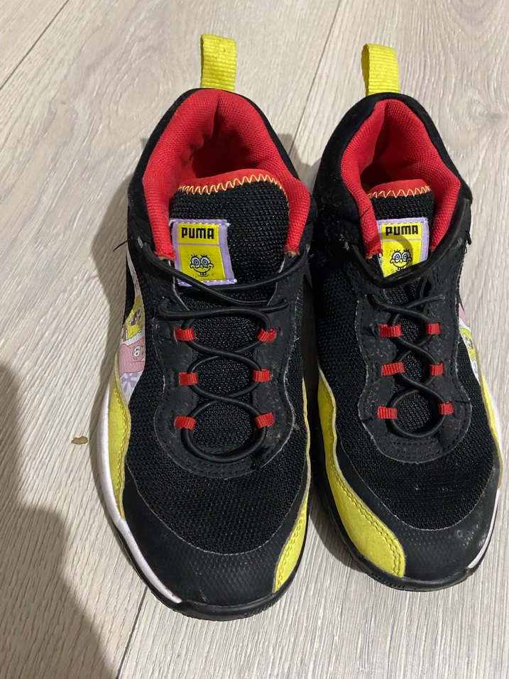 Renkli Erkek Çocuk Spor Ayakkabı Velcro - Görsel 2