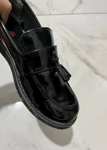 Erkek Çocuk Siyah Rugan  Ayakkabı - Görsel 5