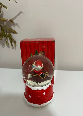 Renkli Noel Baba Kar Küresi Figürü - Görsel 2
