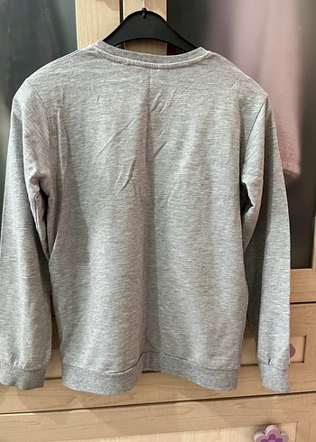 Erkek Çocuk Gri Spider-Man Baskılı Sweatshirt - Görsel 2