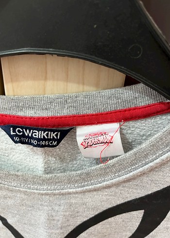 Erkek Çocuk Gri Spider-Man Baskılı Sweatshirt - Görsel 3