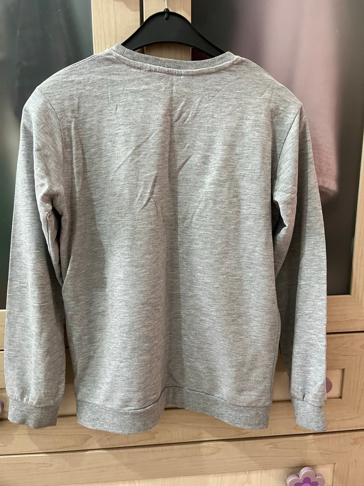 Erkek Çocuk Gri Spider-Man Baskılı Sweatshirt - Görsel 2