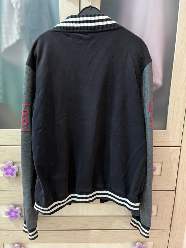 Erkek  Gri Baskılı Düğmeli Ceket - Görsel 2