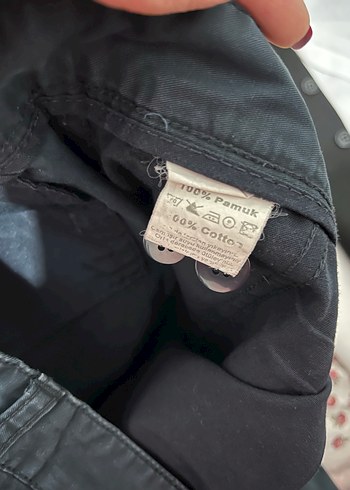 Erkek Lacivert Rahat Kesim Denim Pantolon - Görsel 4