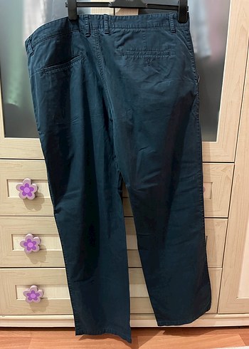 Erkek Lacivert Rahat Kesim Denim Pantolon - Görsel 2