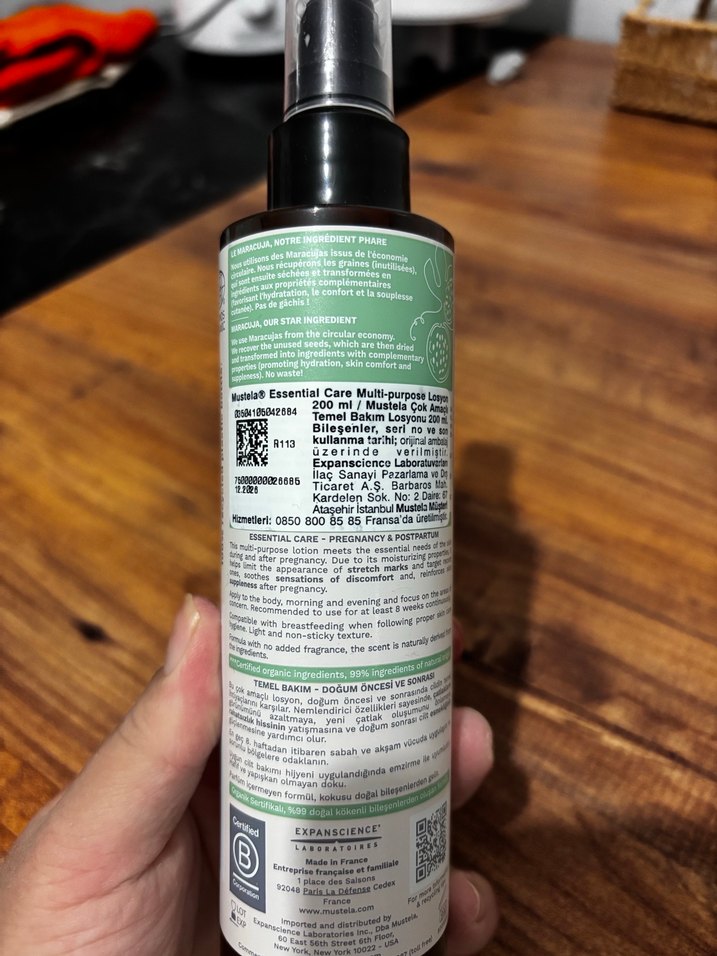 Mustela Essentiel Çok Amaçlı Bakım Losyonu çatlak oluşumu önleme - Görsel 4