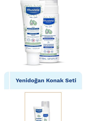 Mustela Bebek konak kremi ve şampuanı - Görsel 2