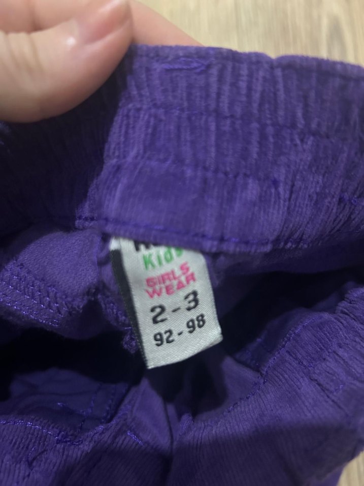 Rodikids Nakışlı Mor Düğmeli Kız Pantolonu - Görsel 3