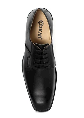 Klasik Deri Siyah Erkek Ofis Ayakkabısı - Görsel 8