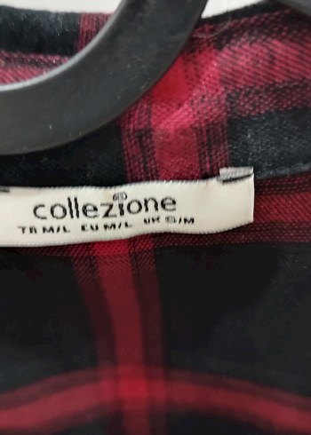 COLLEZİONE marka Kırmızı uzun Gömlek - Görsel 3