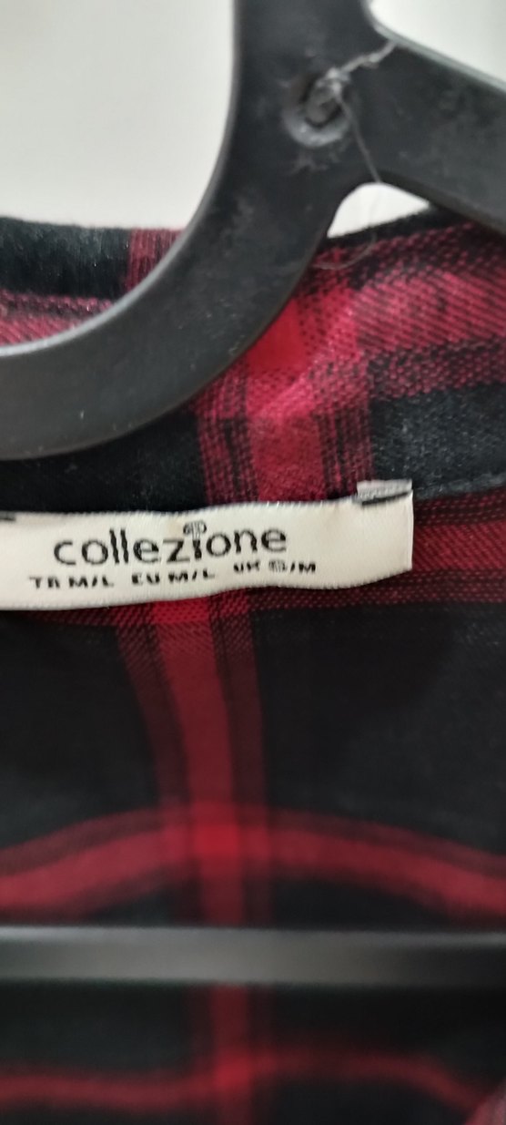 COLLEZİONE marka Kırmızı uzun Gömlek - Görsel 3