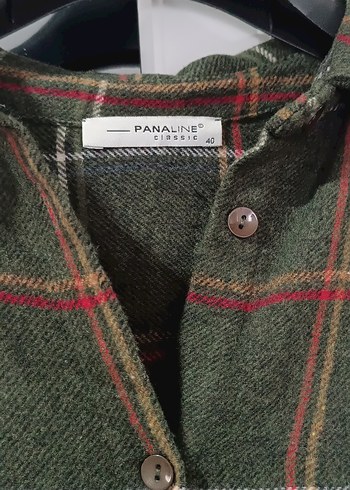 Kadın Uzun Ekoseli 40 beden Elbise - Görsel 2