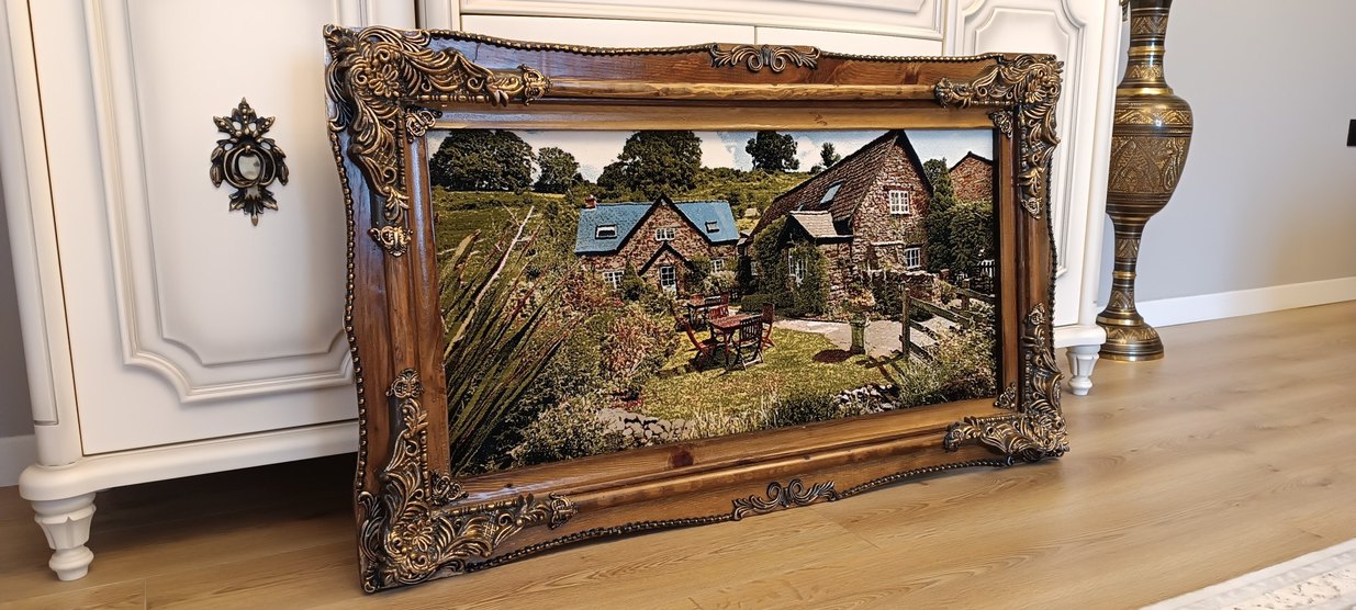 Vintage İRAN Halı Dokuma TABLO - Görsel 3