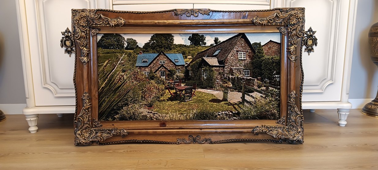 Vintage İRAN Halı Dokuma TABLO - Görsel 4