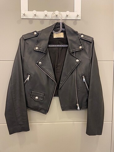 Bershka deri ceket
