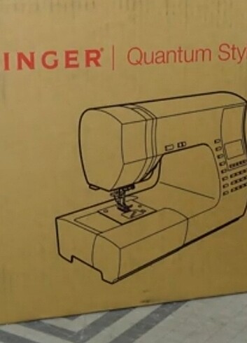 Singer Quantum elektronik dikiş makinası sıfır kutusunda hiç kul