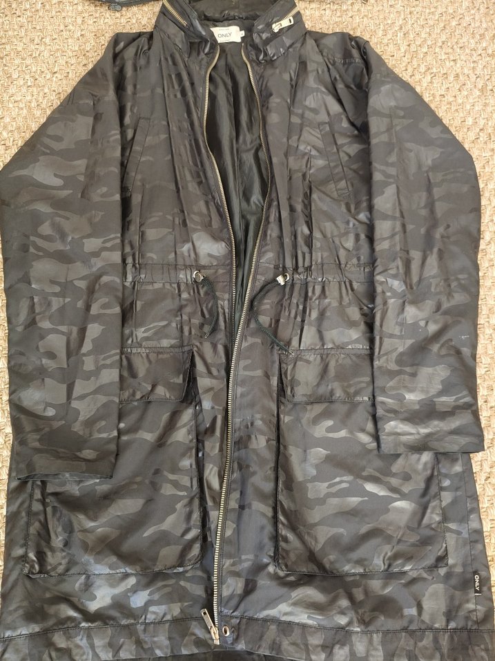 Gri Kamuflaj Kadın Ceket - Görsel 2