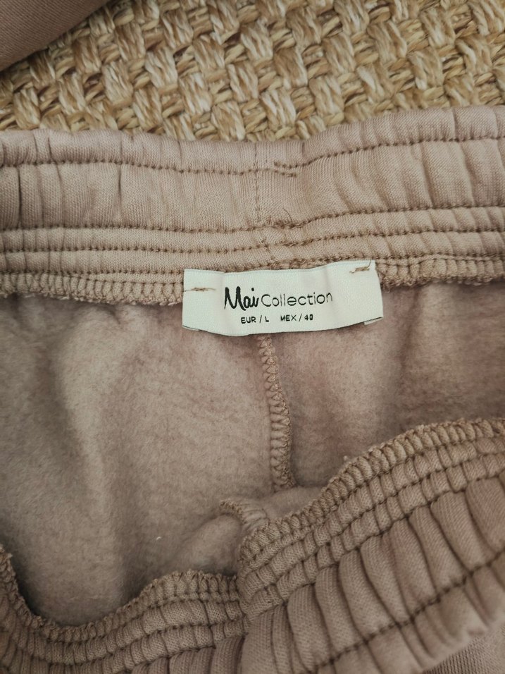 Bej Kapüşonlu eşofman takımı - Görsel 3