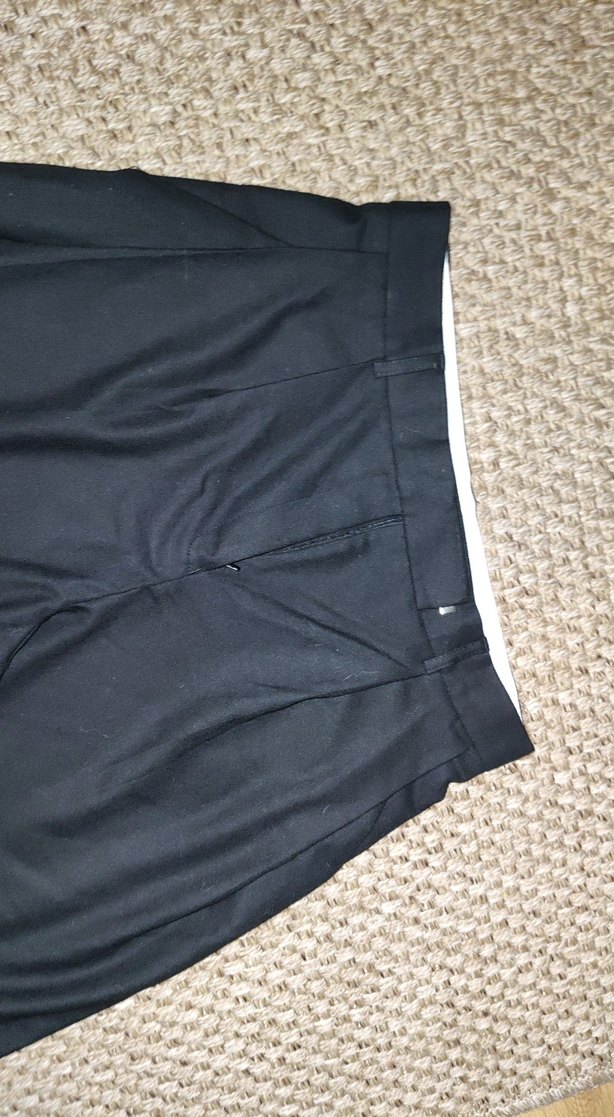 Siyah Kadın Midi Kumaş Pantolon - Görsel 5