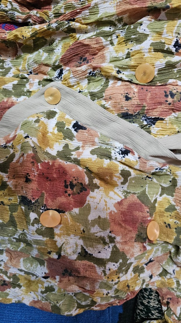 Bohem Çok Renkli Kadın gömlek - Görsel 2