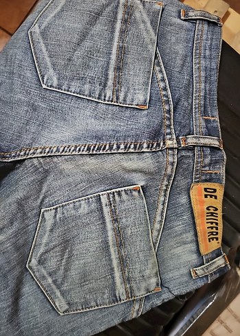 Lycralı, İspanyol paça, mavi kot - Görsel 2