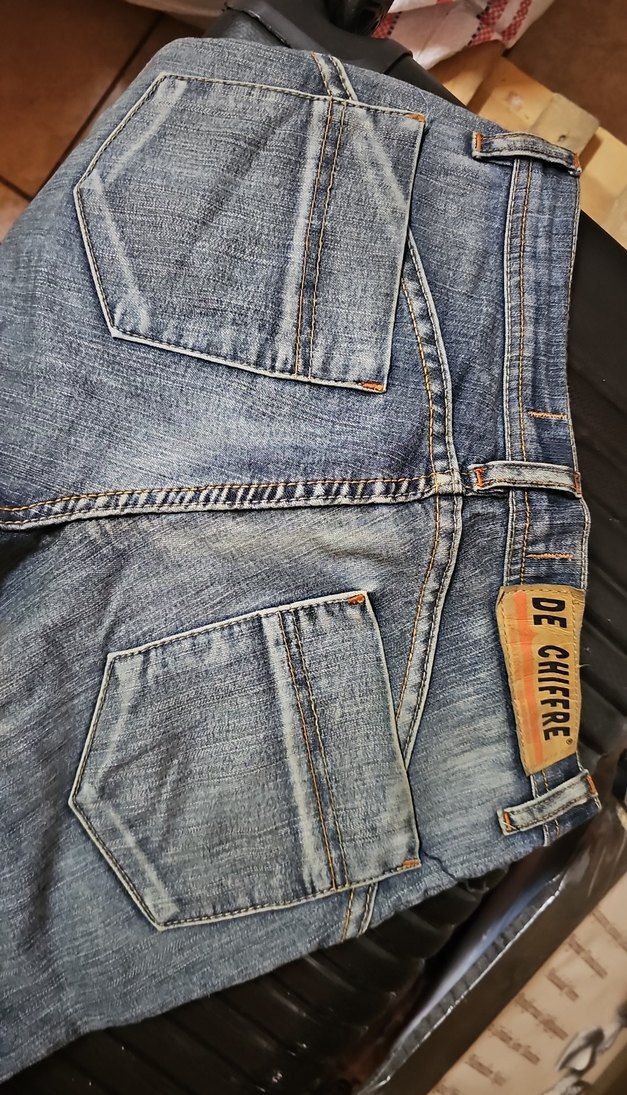 Lycralı, İspanyol paça, mavi kot - Görsel 2