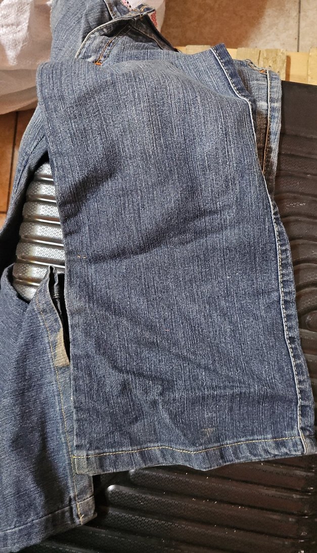 Lycralı, İspanyol paça, mavi kot - Görsel 3