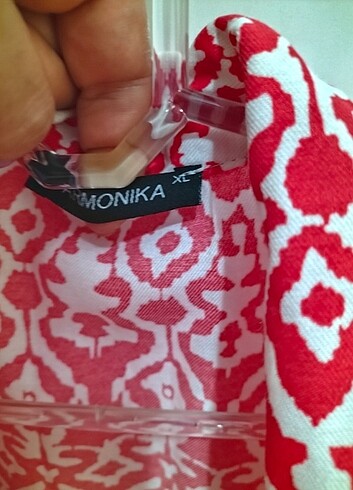 xl Beden Armonika desenli gömlek