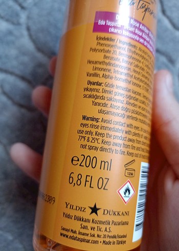Beden Desert Rose Amber Vücut Spreyi
