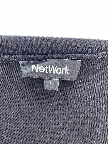 l Beden siyah Renk Network Bluz %70 İndirimli.