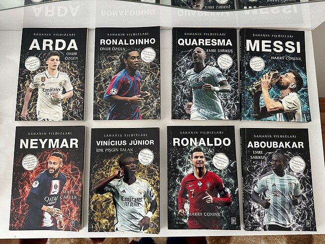 Sahanın yıldızları futbolcu kitapları