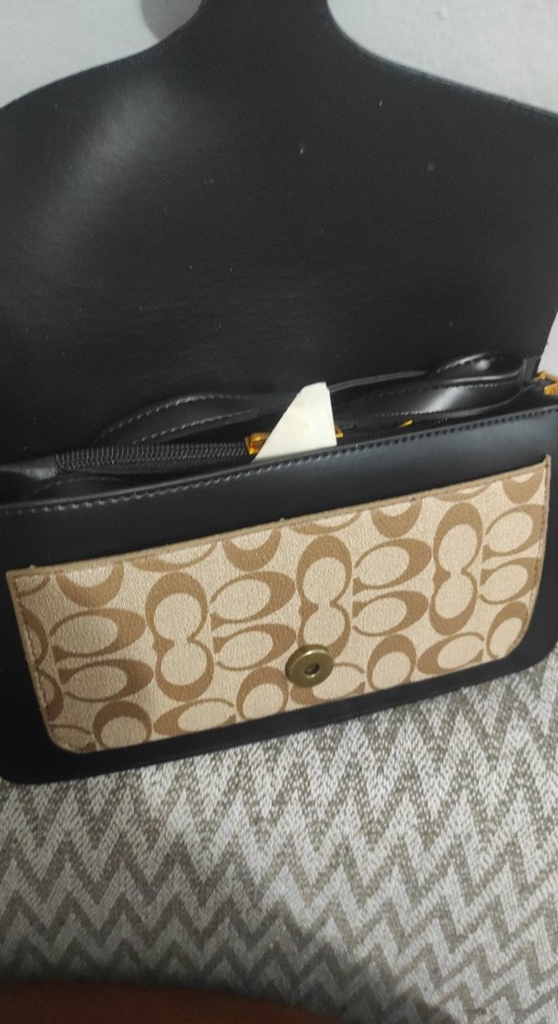 Kahverengi Deri Tokalı Kadın Çanta - Görsel 3