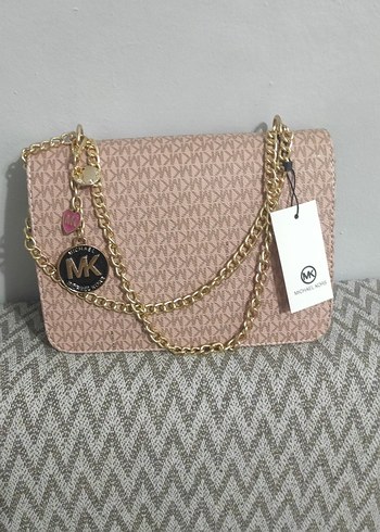 Bej Zincir Detaylı Modern Klasik Kadın Çanta - Görsel 2