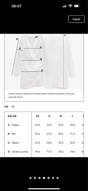 m Beden kırmızı Renk Zara kadife elbise
