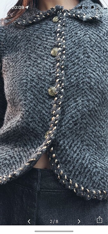 Zara Zara triko ceket L