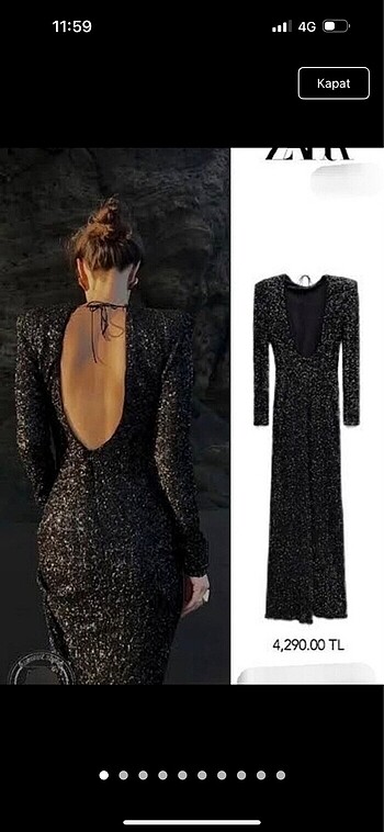 Zara viral pullu elbise XS