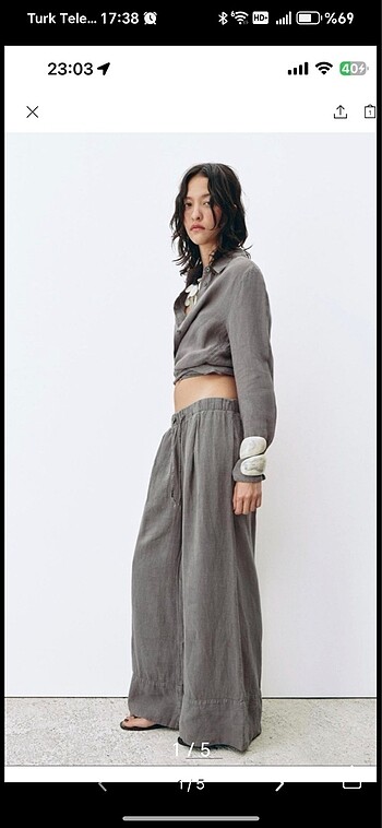Zara keten pantolon S
