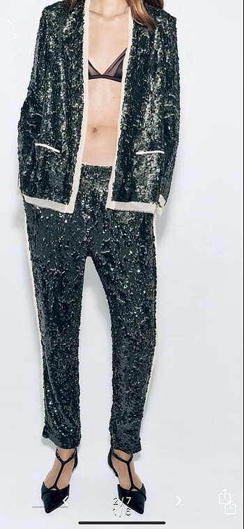 Zara pullu blazer XS