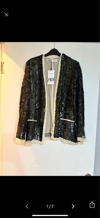 xs Beden Zara pullu blazer XS