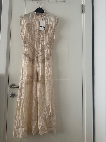 Zara jacquard elbise XS