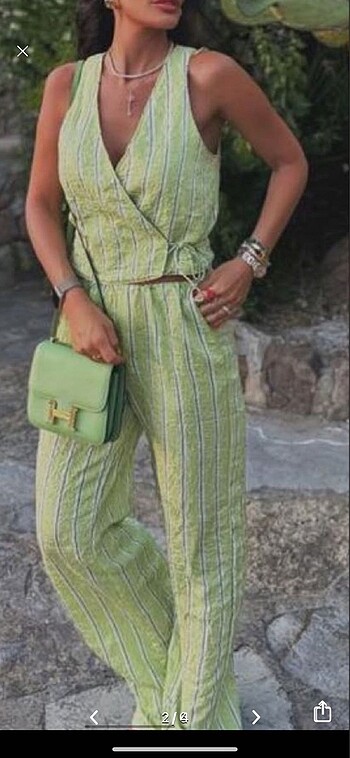 Zara yelek pantolon takım S
