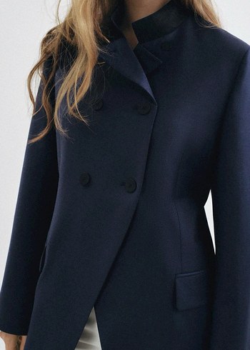 Zara Lacivert Yun Blazer