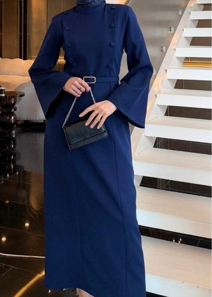 Tesettür elbise abiye - Görsel 2