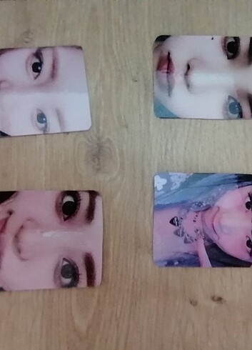 Diğer Önlü arkalı kpop fotokart