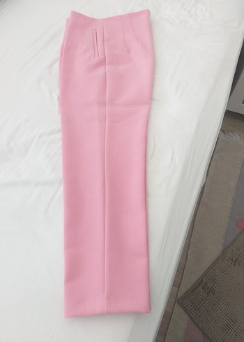 Diğer Pembe Midi Kadın Kumaş Pantolon