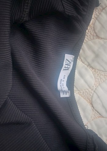 Zara Siyah Kadın badi firfir detaylı- Şık ve Rahat - Görsel 4