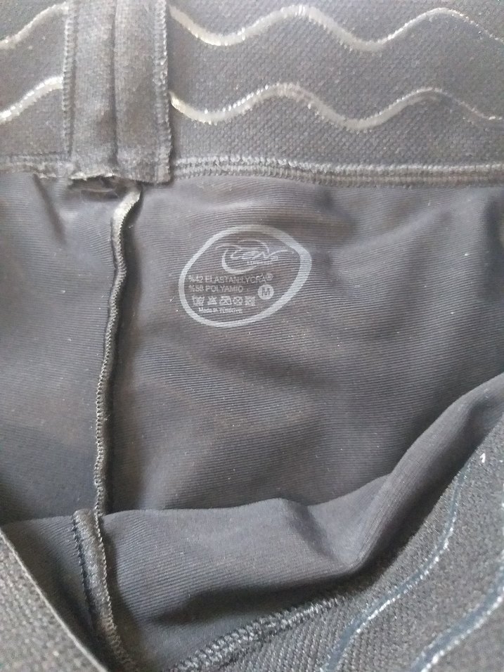 Siyah dantelli Kadın Tayt - Görsel 2