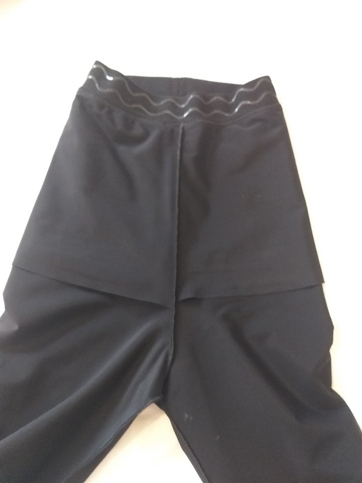 Siyah dantelli Kadın Tayt - Görsel 4