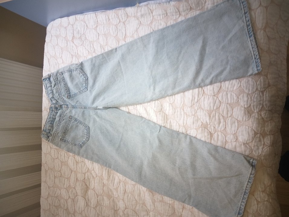 Çocuk  Kot Pantolon yırtmaç detaylı - Görsel 2